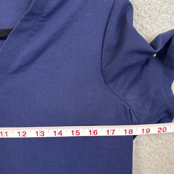 Figs Women's Navy Blue Catarina V-Neck Scrub Top Size S Healthcare Nursing - Picture 3 of 7